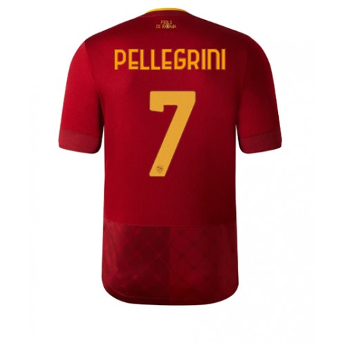 AS Roma Lorenzo Pellegrini #7 Hjemmedrakt 2022-23 Kortermet AS Roma Lorenzo Pellegrini #7 Hjemmedrakt 2022-23 Kortermet
